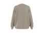Un sweat-shirt beige à manches longues, vu de dos.