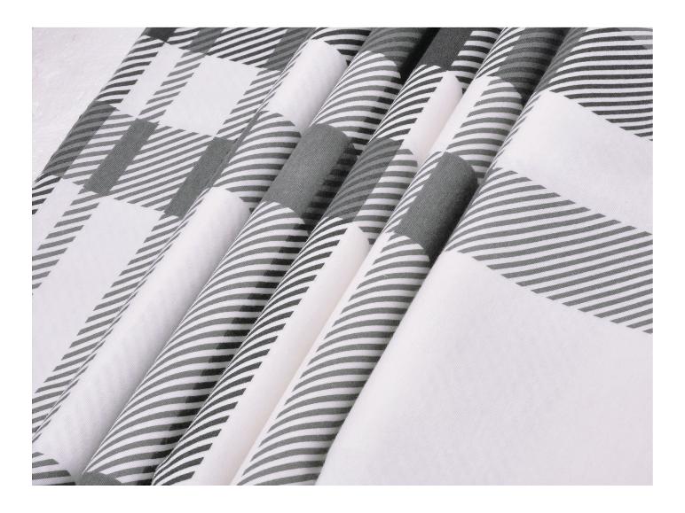 Witte en grijze stof met ruitpatroon