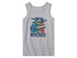 Een grijs LEGO Ninjago tanktop met ninja's en een draak