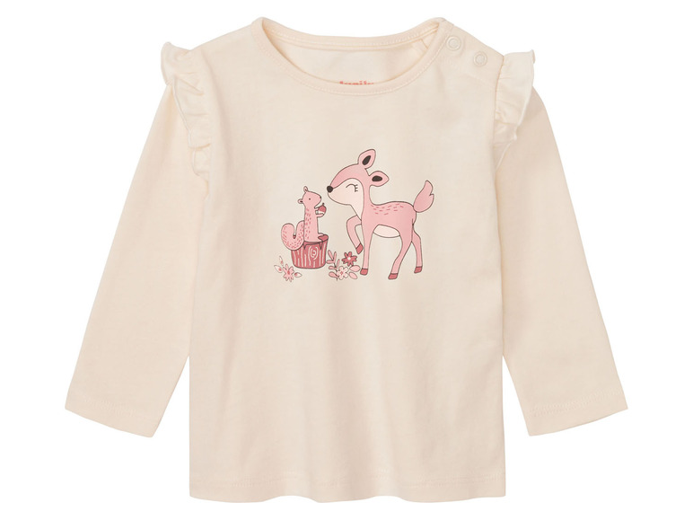 Ga naar volledige schermweergave: lupilu® Set van 2 t-shirts met lange mouwen voor baby's - afbeelding 10