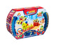 Une boîte de jouets T-Racers avec une voiture de course exclusive et un défi 'Eagle Jump'.
