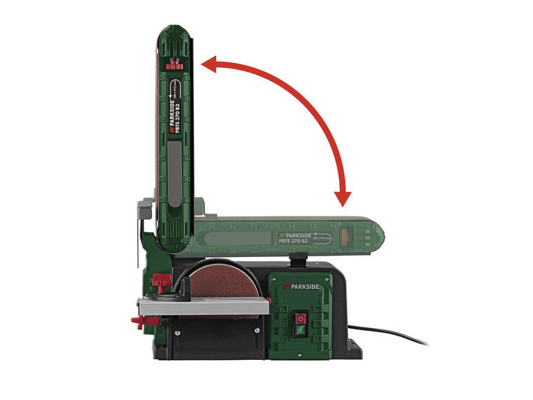 Ga naar volledige schermweergave: Band- en schijfschuurmachine PARKSIDE® PBTS370 - afbeelding 8