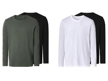 T-shirts à manches longues pour hommes, 2 pièces esmara Men