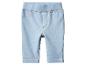Legging bébé bleu clair avec fausses poches et surpiqûres