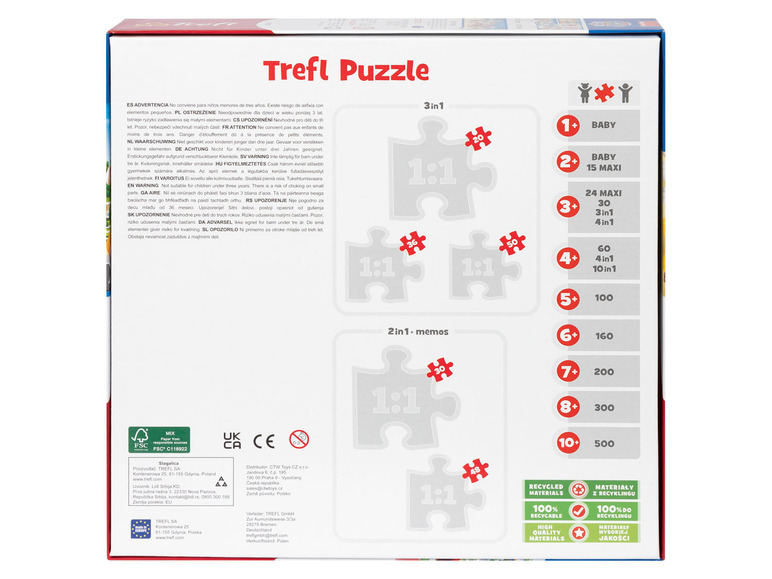 Ga naar volledige schermweergave: Trefl 3-in-1 puzzel - afbeelding 9