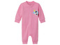 Une grenouillère rose pour bébé avec un motif Tweety.