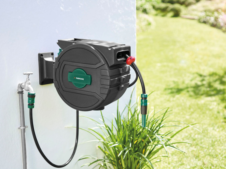 Ga naar volledige schermweergave: PARKSIDE® Muurhaspel met tuinslang, 25 m - afbeelding 5