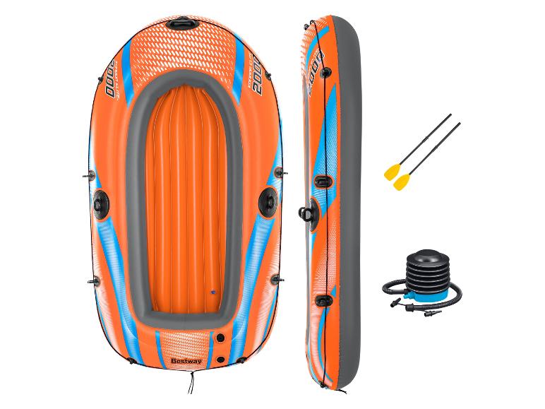 Bestway Condor Elite 2000 opblaasboot, inclusief peddels en pomp.
