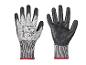Gants de travail PARKSIDE noirs et gris avec marquages de sécurité
