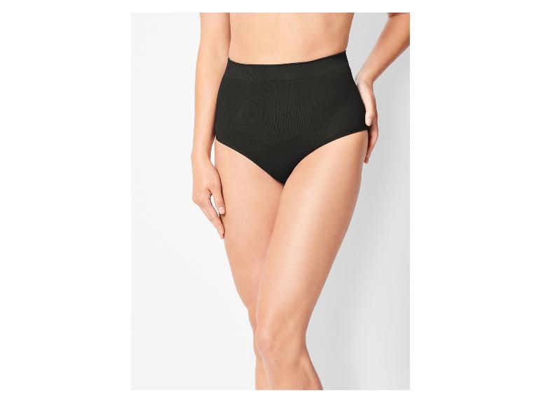 Zwarte high-waist onderbroek voor vrouwen.