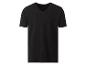Zwart V-hals T-shirt.