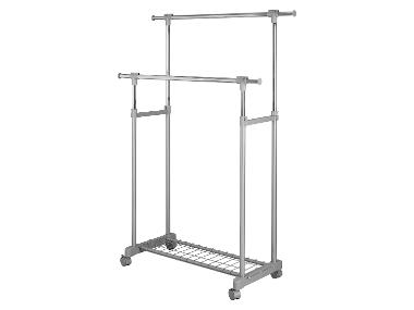 LIVARNO® Portant à vêtements sur roulettes