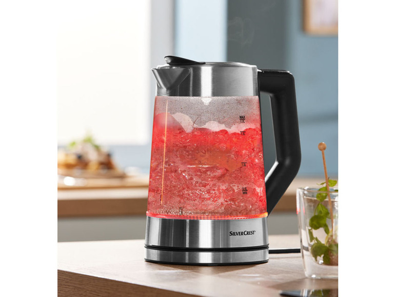 Aller en mode plein écran SILVERCREST® KITCHEN TOOLS Bouilloire en verre, max. 3 000 W, contenu 1,7 L - Photo 14