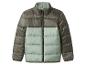 Doudoune bicolore femme vert olive et vert clair