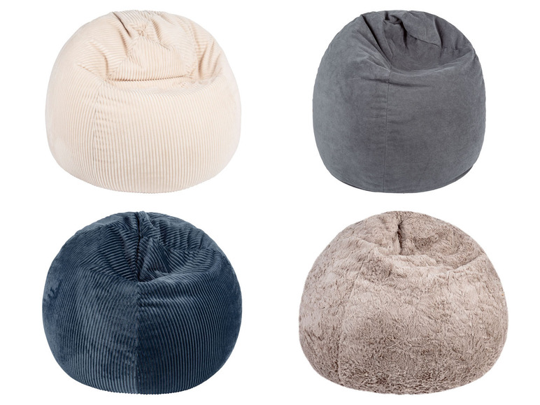Aller en mode plein écran LIVARNO home Pouf coussin, Ø 90 cm - Photo 1