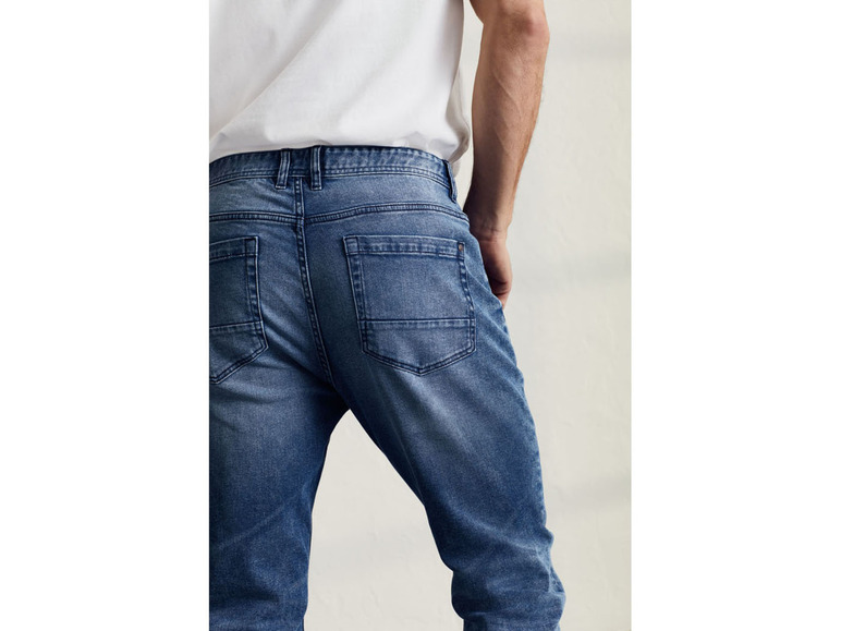 Ga naar volledige schermweergave: LIVERGY® Tapered fit jeans van een katoenmix - afbeelding 8