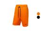 Oranje shorts met trekkoord, sportstyle.