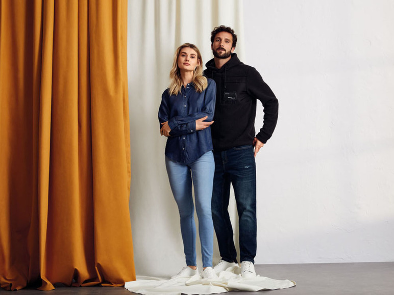 Ga naar volledige schermweergave: esmara® Blouse met denim-look - afbeelding 13