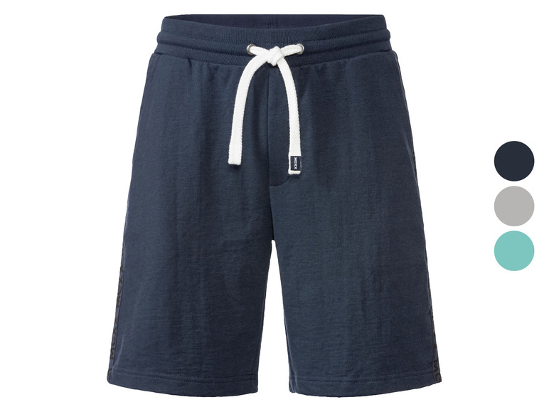 Short de jogging MEXX bleu marine avec cordon blanc