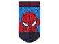 Chaussettes pour enfants avec motif de super-héros rouge sur fond bleu