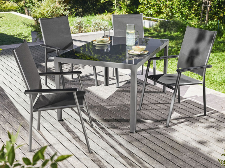 Ga naar volledige schermweergave: LIVARNO home Aluminium tuintafel »Houston«, omkeerbaar tafelblad - afbeelding 17