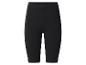 Short de cyclisme noir pour femme avec taille élastique.
