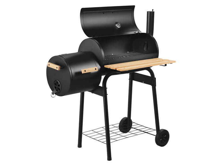 Ga naar volledige schermweergave: GRILLMEISTER Houtskool smoker barbecue - afbeelding 2