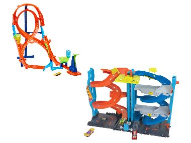 Hot Wheels Tour de course transformable City / Saut figurine-8