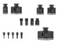 Een set van 13 Parkside boorkronen voor tegels, met diameters van 6 tot 83 mm.