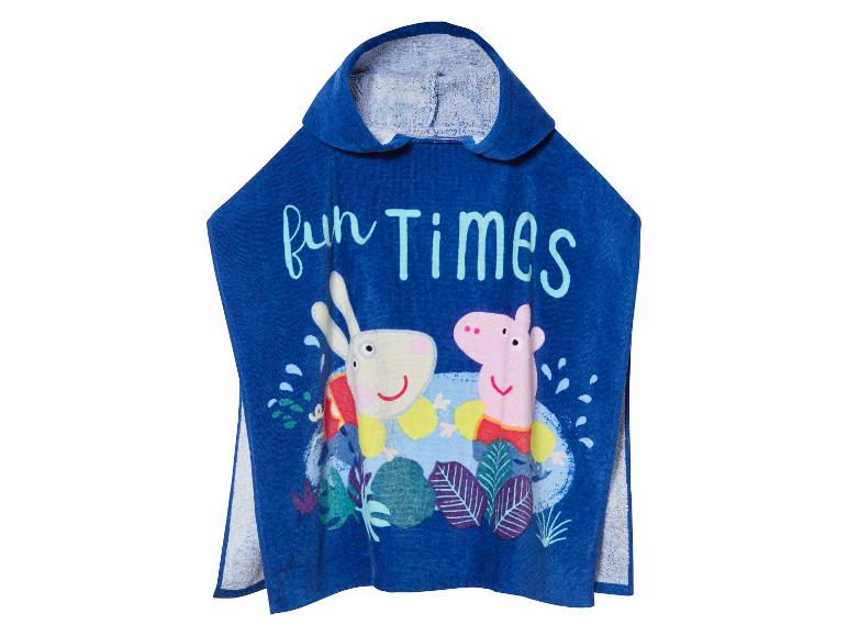 Blauwe badjas met Peppa Pig en vriendjes.