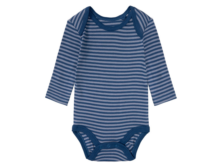 Ga naar volledige schermweergave: lupilu® Set van 2 biokatoenen body's met lange mouwen - afbeelding 3
