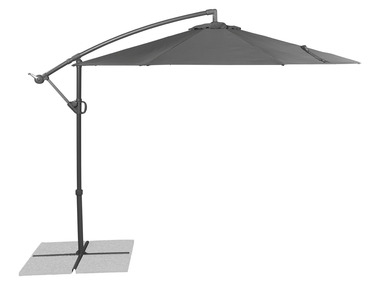 LIVARNO home Zwevende parasol Ø 300 cm, handzwengel