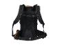Sac à dos de randonnée noir et orange avec dos rembourré et bretelles réglables