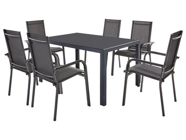 LIVARNO home Set de meubles de jardin en aluminium »Houston«, 7 pièces