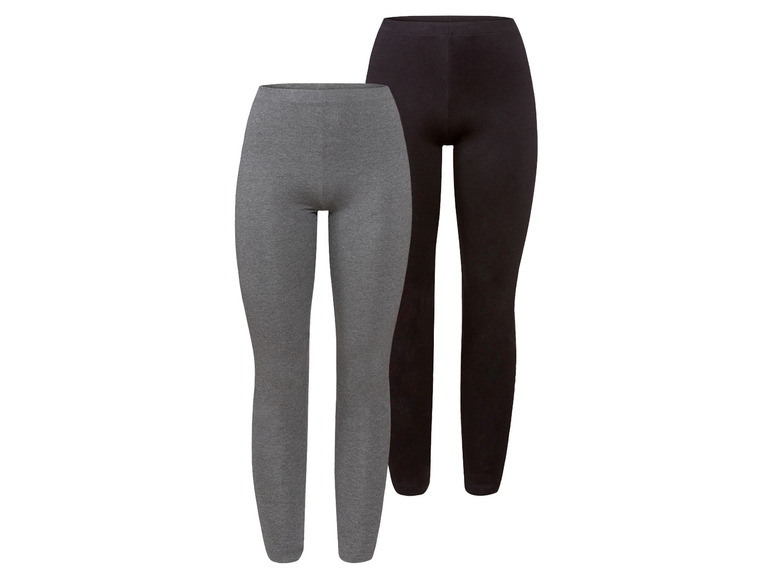 Ga naar volledige schermweergave: esmara® Set van 2 leggings van een katoenmix - afbeelding 2