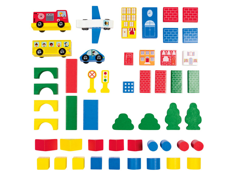 Ga naar volledige schermweergave: Playtive Trommel met houten speelgoed - afbeelding 5