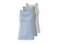 Dames tanktops in lichtblauw, mintgroen en grijs