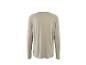 Heren beige shirt met lange mouwen, achteraanzicht