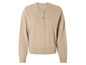 Beige trui met knoopsluiting