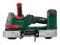 Een Parkside X20V Team accu-sabelzaag met een groene behuizing