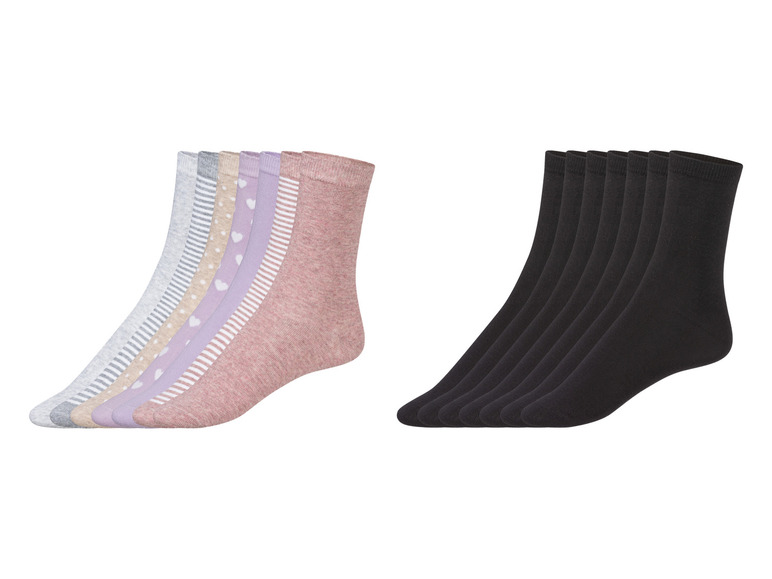 Ga naar volledige schermweergave: esmara® Sokken van een biokatoenmix voor dames - afbeelding 1