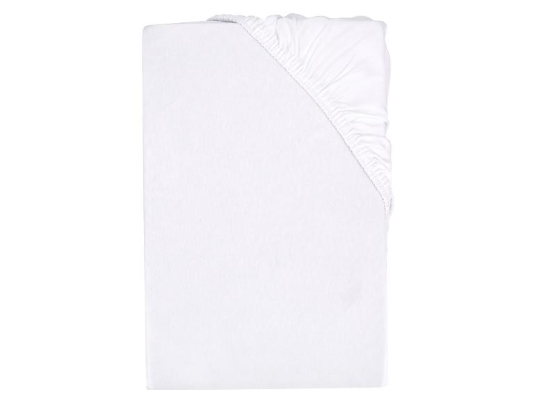 Drap-housse blanc