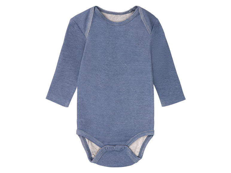 Ga naar volledige schermweergave: lupilu® Set van 2 biokatoenen body's met lange mouwen - afbeelding 15