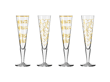 RITZENHOFF Champagneglazen, 4-delig