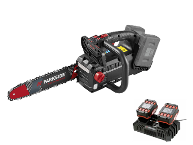 PARKSIDE® Set élagueuse 40V PARKSIDE PERFORMANCE® PPAKS40 avec deux batteries 4 Ah et chargeur double