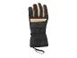 Gant de ski noir et beige avec logo Crivit