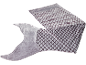 Couverture douce en peluche queue de sirène avec motif écailles de poisson