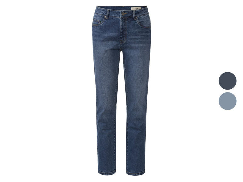 Ga naar volledige schermweergave: LIVERGY® Slim fit jeans van een katoenmix - afbeelding 1