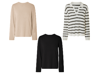 ESMARA® Pull en maille fine pour femmes