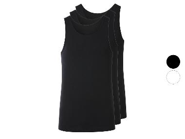 Débardeurs côtelés pour hommes, set de 3 esmara Men